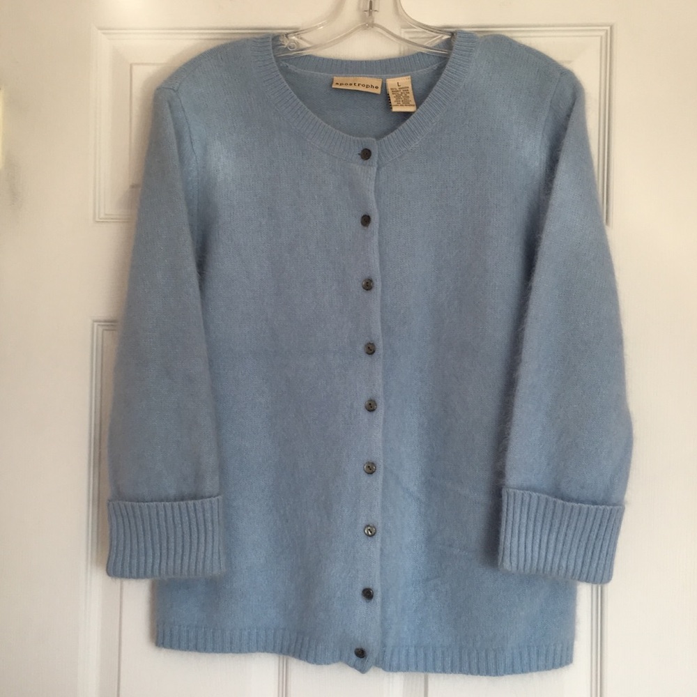 Apostrophe: angora sweater
